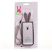 Rabbit TPU Bumper Case with Strap for iPhone 5 iPhone 5S - Black