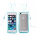 Rabbit TPU Bumper Case with Strap for iPhone 5 iPhone 5S - Light Blue