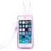 Rabbit TPU Bumper Case with Strap for iPhone 5 iPhone 5S - Purple