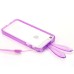 Rabbit TPU Bumper Case with Strap for iPhone 5 iPhone 5S - Purple