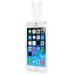 Rabbit TPU Bumper Case with Strap for iPhone 6 4.7 inch - White