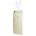 Rabbit TPU Bumper Case with Strap for iPhone 6 4.7 inch - White