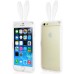 Rabbit TPU Bumper Case with Strap for iPhone 6 4.7 inch - White