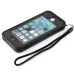 Redpepper Water/Dirt/Shock Proof Waterproof Finger Function ID Touch Back Cover Case for iPhone 5/5S - Black