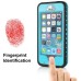 Redpepper Water/Dirt/Shock Proof Waterproof Finger Function ID Touch Back Cover Case for iPhone 5/5S - Light Blue