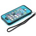 Redpepper Water/Dirt/Shock Proof Waterproof Finger Function ID Touch Back Cover Case for iPhone 5/5S - Light Blue