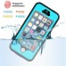 Redpepper Water/Dirt/Shock Proof Waterproof Finger Function ID Touch Back Cover Case for iPhone 5/5S - Light Blue