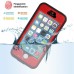 Redpepper Water/Dirt/Shock Proof Waterproof Finger Function ID Touch Back Cover Case for iPhone 5/5S - Red