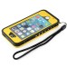 Redpepper Water/Dirt/Shock Proof Waterproof Finger Function ID Touch Back Cover Case for iPhone 5/5S - Yellow