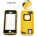 Redpepper Water/Dirt/Shock Proof Waterproof Finger Function ID Touch Back Cover Case for iPhone 5/5S - Yellow