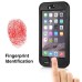 Redpepper Water/Dirt/Shock Proof Waterproof Finger Function ID Touch Back Cover Case with Stand for iPhone 6 / 6s 4.7 inch - Black