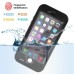 Redpepper Water/Dirt/Shock Proof Waterproof Finger Function ID Touch Back Cover Case with Stand for iPhone 6 / 6s 4.7 inch - Black