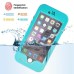 Redpepper Water/Dirt/Shock Proof Waterproof Finger Function ID Touch Back Cover Case with Stand for iPhone 6 / 6s 4.7 inch - Light Blue