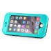 Redpepper Water/Dirt/Shock Proof Waterproof Finger Function ID Touch Back Cover Case with Stand for iPhone 6 / 6s 4.7 inch - Light Blue