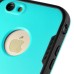 Redpepper Water/Dirt/Shock Proof Waterproof Finger Function ID Touch Back Cover Case with Stand for iPhone 6 / 6s 4.7 inch - Light Blue