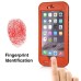 Redpepper Water/Dirt/Shock Proof Waterproof Finger Function ID Touch Back Cover Case with Stand for iPhone 6 / 6s 4.7 inch - Orange