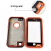 Redpepper Water/Dirt/Shock Proof Waterproof Finger Function ID Touch Back Cover Case with Stand for iPhone 6 / 6s 4.7 inch - Orange