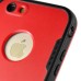 Redpepper Water/Dirt/Shock Proof Waterproof Finger Function ID Touch Back Cover Case with Stand for iPhone 6 / 6s 4.7 inch - Red