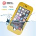 Redpepper Water/Dirt/Shock Proof Waterproof Finger Function ID Touch Back Cover Case with Stand for iPhone 6 / 6s 4.7 inch - Yellow