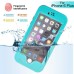 Redpepper Water/Dirt/Shock Proof Waterproof Finger Function ID Touch Back Cover Case with Stand for iPhone 6 Plus / 6s Plus - Light Blue