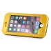 Redpepper Water/Dirt/Shock Proof Waterproof Finger Function ID Touch Back Cover Case with Stand for iPhone 6 Plus / 6s Plus - Yellow