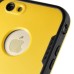 Redpepper Water/Dirt/Shock Proof Waterproof Finger Function ID Touch Back Cover Case with Stand for iPhone 6 Plus / 6s Plus - Yellow