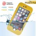 Redpepper Water/Dirt/Shock Proof Waterproof Finger Function ID Touch Back Cover Case with Stand for iPhone 6 Plus / 6s Plus - Yellow