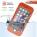 Redpepper Water/Dirt/Shock Proof Waterproof Finger Function ID Touch Back Cover Case with Stand for iPhone 6 Plus iPhone 6s Plus - Orange