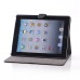 Retro Ancient Style Leather Magnetic Folio Wallet Case For iPad 2 / 3 / 4 - Black