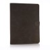 Retro Ancient Style Leather Magnetic Folio Wallet Case For iPad 2 / 3 / 4 - Dark Brown