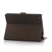 Retro Ancient Style Leather Magnetic Folio Wallet Case For iPad 2 / 3 / 4 - Dark Brown