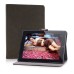 Retro Ancient Style Leather Magnetic Folio Wallet Case For iPad 2 / 3 / 4 - Dark Brown