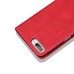 Retro Crazy Horse Leather Case Cover with Card Slot for iPhone 7 Plus - Red