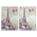 Retro Fashion Eiffel Tower Pattern Sleep Wake Folio Hybrid Leather Flip Stand Case Cover For iPad Air iPad 5