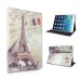 Retro Fashion Eiffel Tower Pattern Sleep Wake Folio Hybrid Leather Flip Stand Case Cover For iPad Air iPad 5