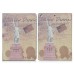 Retro Fashion Statue Of Liberty Pattern Sleep Wake Folio Hybrid Leather Flip Stand Case Cover For iPad Air iPad 5