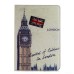 Retro Scenery Spot Design Sleep / Wake Dormancy Function Stand Leather Case with Card Slot for iPad Air 2 ( iPad 6 ) - Big Ben