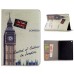 Retro Scenery Spot Design Sleep / Wake Dormancy Function Stand Leather Case with Card Slot for iPad Air 2 ( iPad 6 ) - Big Ben