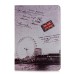 Retro Scenery Spot Design Sleep / Wake Dormancy Function Stand Leather Case with Card Slot for iPad Air 2 ( iPad 6 ) -  Ferris wheel