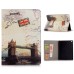 Retro Scenery Spot Design Sleep / Wake Dormancy Function Stand Leather Case with Card Slot for iPad Air 2 ( iPad 6 ) - London Bridge