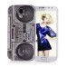 Retro Trend Cassette Recorder Pattern Hard Case For Samsung Galaxy S4 i9500