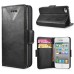 Retro Trend Dual-Magnetic-Clasp Design Folio PU Leather Flip Stand Case Tough Hybrid Cover With Card Slot Holder For iPhone 4S iPhone 4