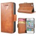 Retro Trend Dual-Magnetic-Clasp Design Folio PU Leather Flip Stand Case Tough Hybrid Cover With Card Slot Holder For iPhone 4S iPhone 4