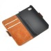 Retro Trend Dual-Magnetic-Clasp Design Folio PU Leather Flip Stand Case Tough Hybrid Cover With Card Slot Holder For iPhone 4S iPhone 4