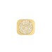 Rhinestone Metal Home Button Key For iPhone 5 - Gold