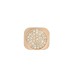 Rhinestone Metal Home Button Key For iPhone 5 - Rose Gold