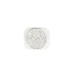 Rhinestone Metal Home Button Key For iPhone 5 - Silver