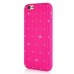 Rhinestone Soft Silicone Case Cover for iPhone 6 4.7 inch - Magenta