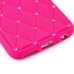 Rhinestone Soft Silicone Case Cover for iPhone 6 4.7 inch - Magenta