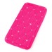 Rhinestone Soft Silicone Case Cover for iPhone 6 4.7 inch - Magenta